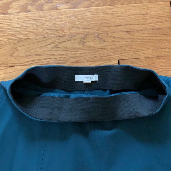 Loft Turquoise Circle Skirt - Picture 2 of 4